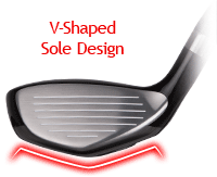 V-Shaped Sole Design